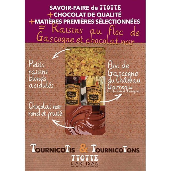 TOURNICOTIS-Raisins au Floc de Gascogne 170g